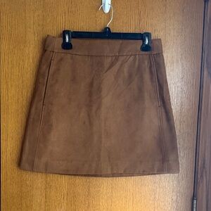 J. Crew Factory Tan Mini Skirt